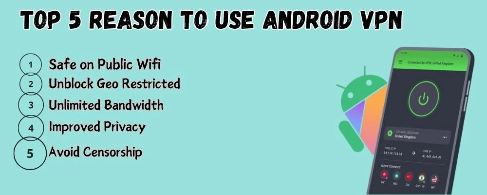 Reason to Use Android VPN